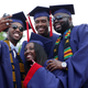 Members of the Class of 2016 take a selfie during Howard University’s commencement ceremony May 7, 2016.